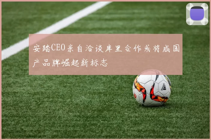 安踏CEO亲自洽谈库里合作或将成国产品牌崛起新标志